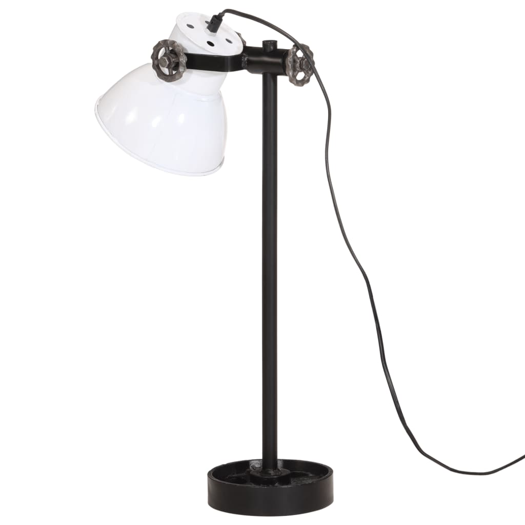 Schreibtischlampe 25 W Weiß 15x15x55 cm E27