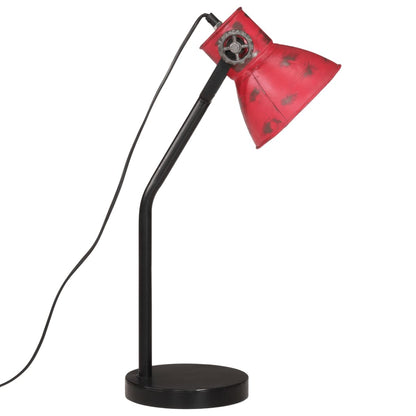 Schreibtischlampe 25 W Rot 17x17x60 cm E27