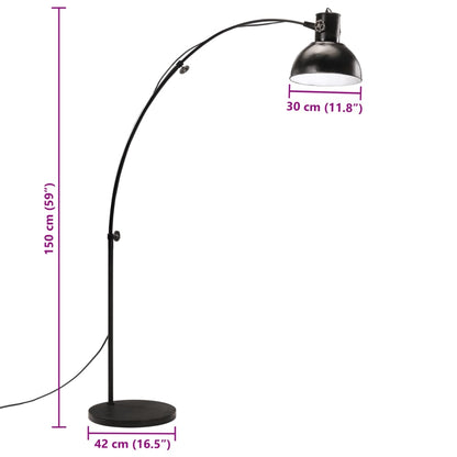 Stehleuchte 25 W Schwarz 150 cm E27