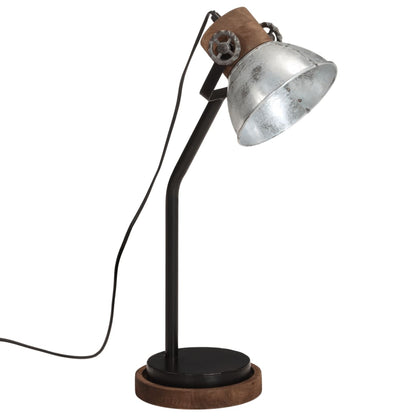 Schreibtischlampe 25 W Vintage-Silber 18x18x60 cm E27