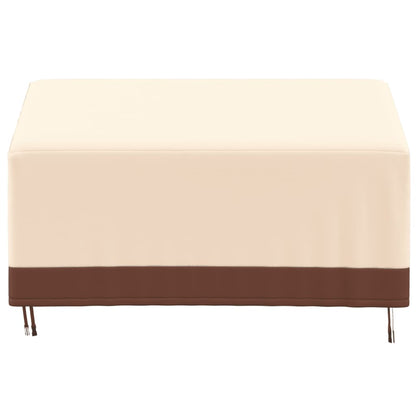 Abdeckung für 3-Sitzer-Bank Beige 159x84x56/81 cm 600D Oxford