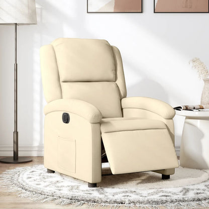 Relaxsessel Elektrisch Creme Stoff