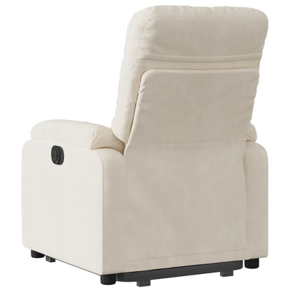 Relaxsessel mit Aufstehhilfe Beige Mikrofasergewebe