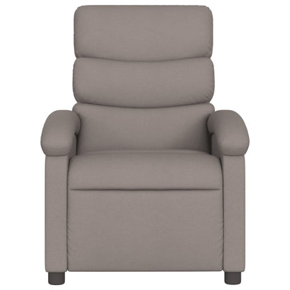 Massagesessel Taupe Stoff