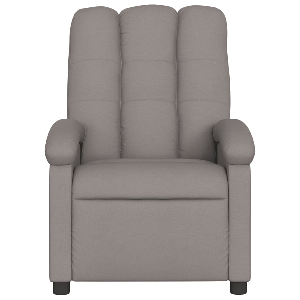 Relaxsessel Taupe Stoff