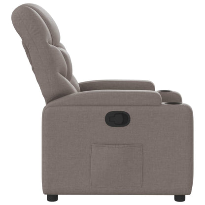 Relaxsessel Taupe Stoff