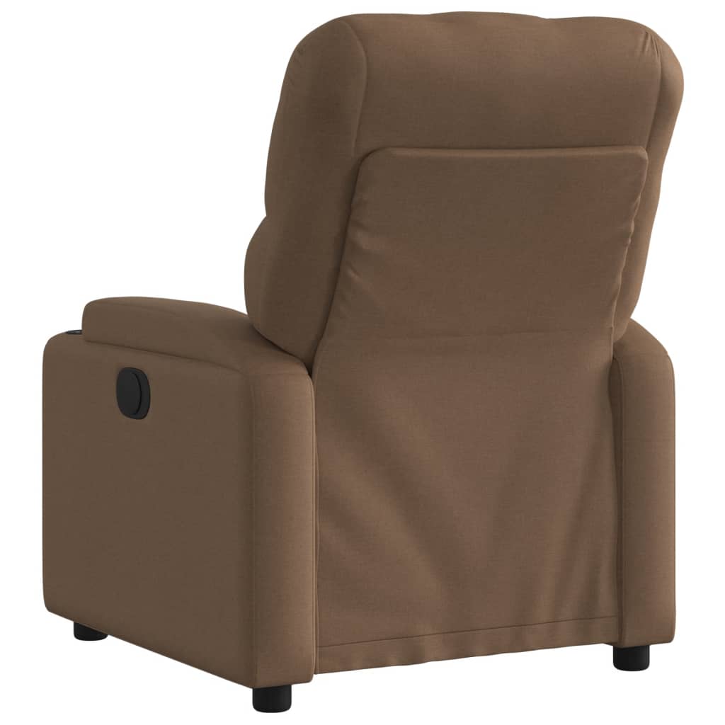 Relaxsessel Braun Stoff