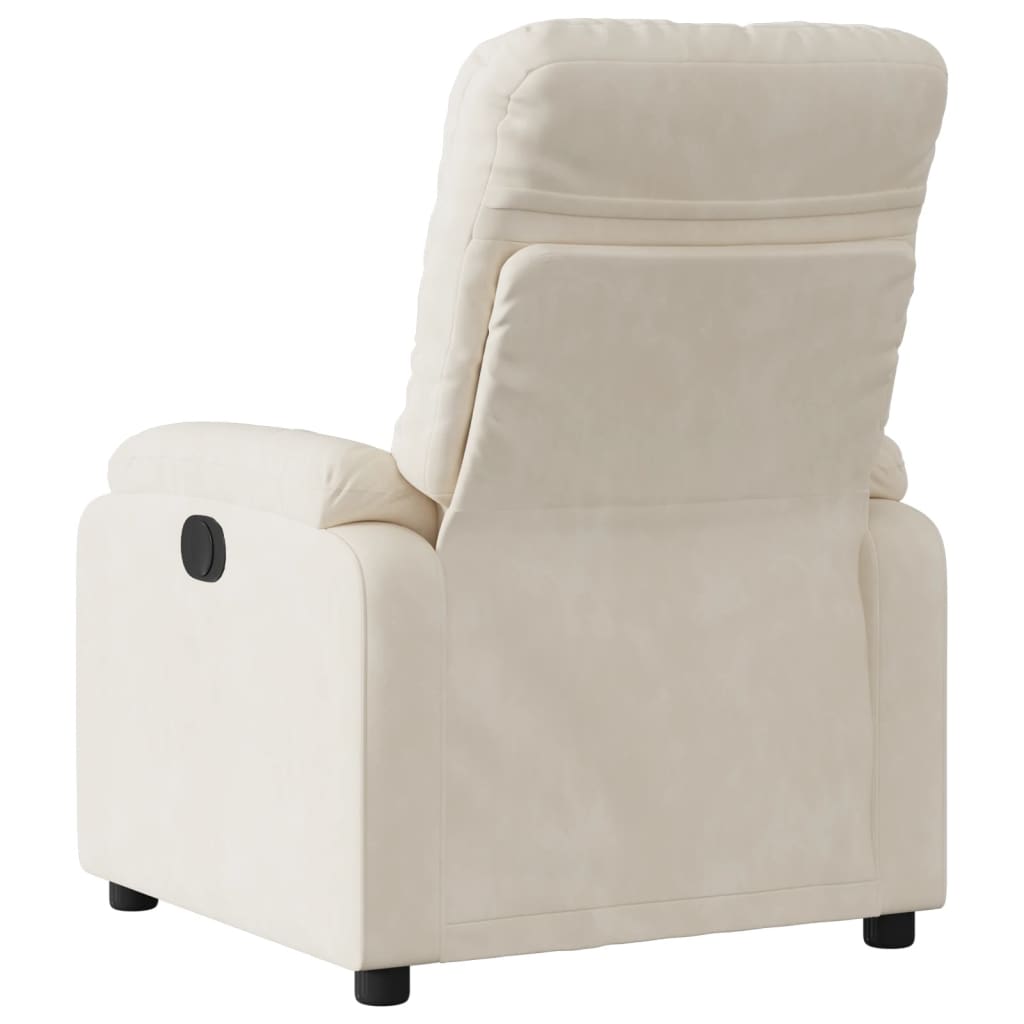 Relaxsessel Beige Mikrofasergewebe