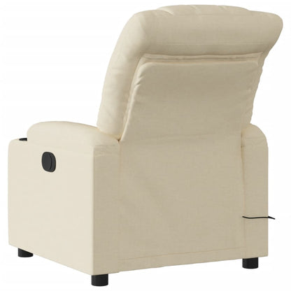 Massagesessel Elektrisch Creme Stoff