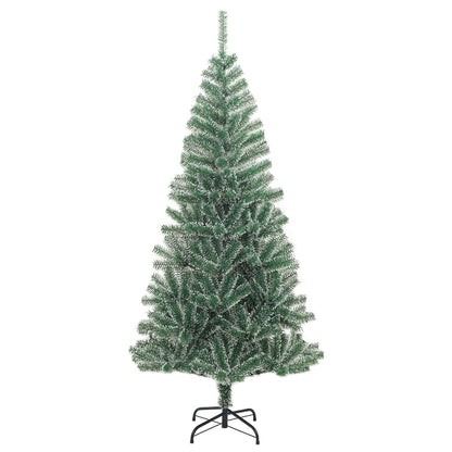 Künstlicher Weihnachtsbaum 300 LEDs & Kugeln Beschneit 180 cm