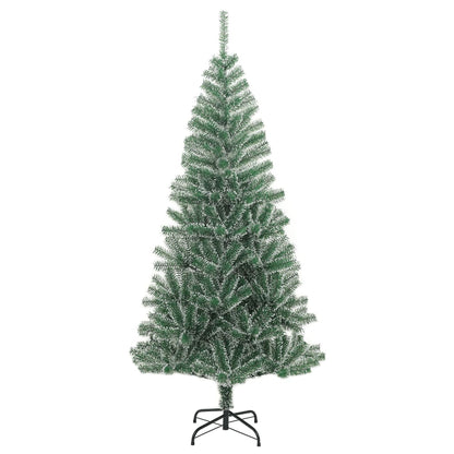 Künstlicher Weihnachtsbaum 300 LEDs & Kugeln Beschneit 210 cm