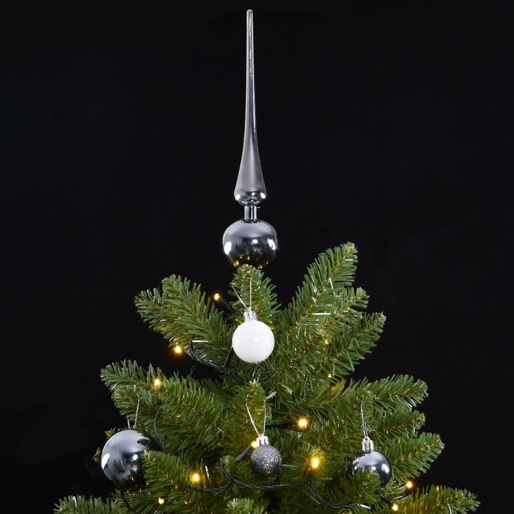 Künstlicher Weihnachtsbaum Klappbar 300 LEDs & Kugeln 270 cm