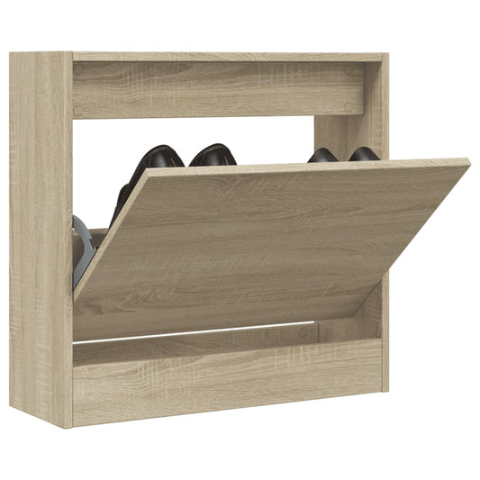 Schuhregal Sonoma-Eiche 60x21x57 cm Holzwerkstoff