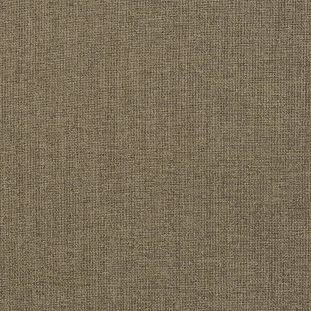 Gartenbank-Auflage Melange Taupe 100x50x7 cm Stoff