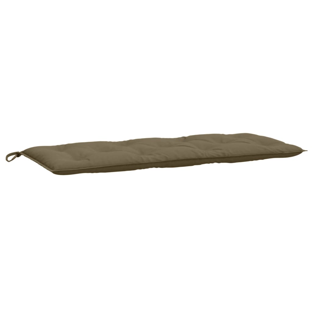 Gartenbank-Auflage Melange Taupe 120x50x7 cm Stoff