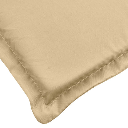 Gartenbank-Auflage Melange Beige 150x50x7 cm Stoff