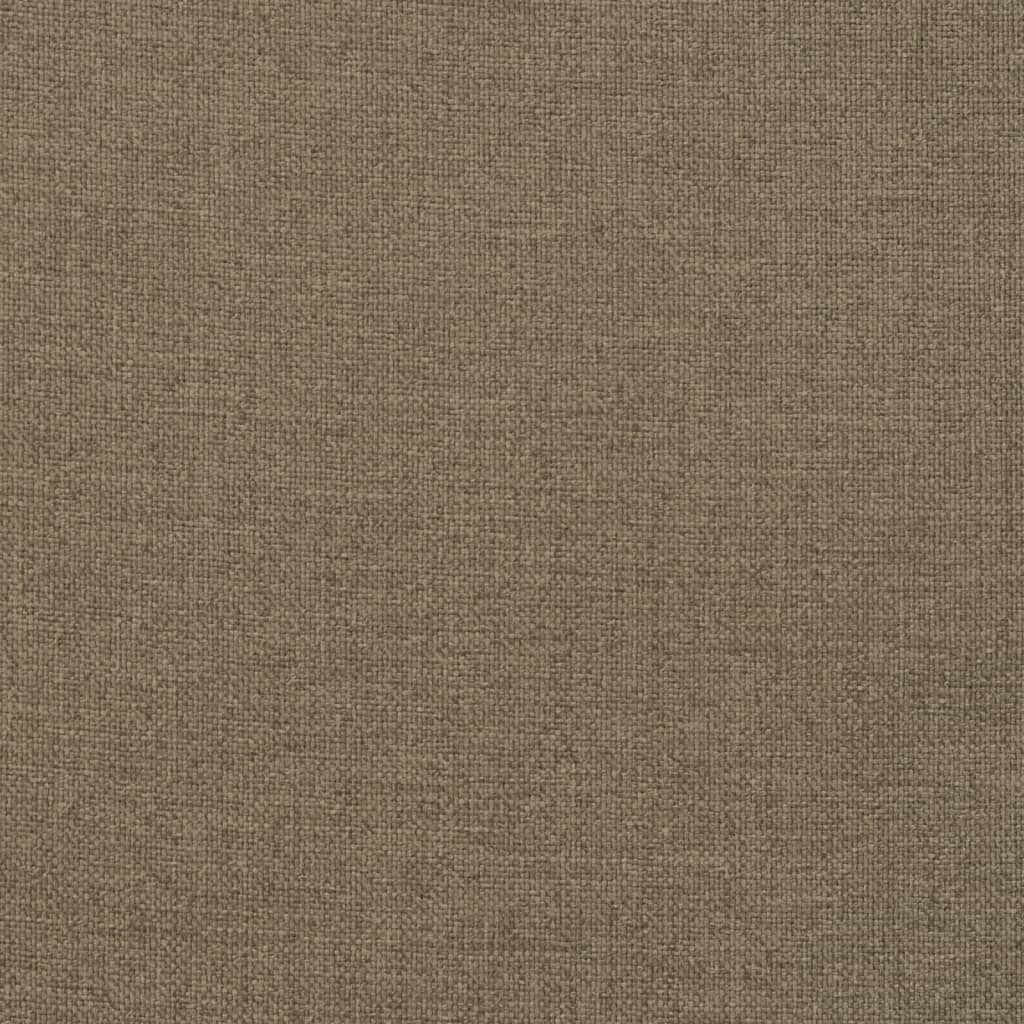 Gartenbank-Auflagen 2 Stk. Melange Taupe 120x50x7 cm Stoff