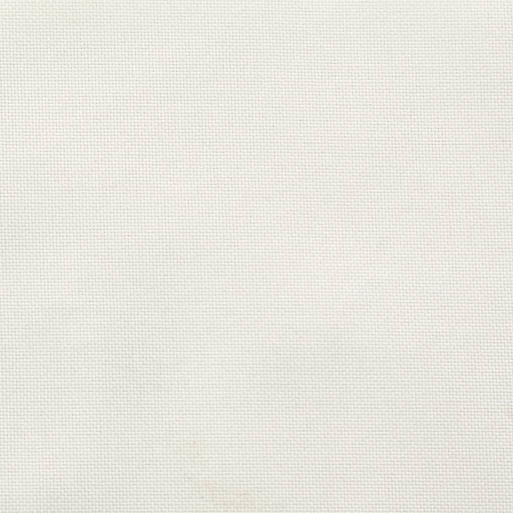 Gartenbank-Auflagen 2 Stk. Melange Creme 150x50x7 cm Stoff