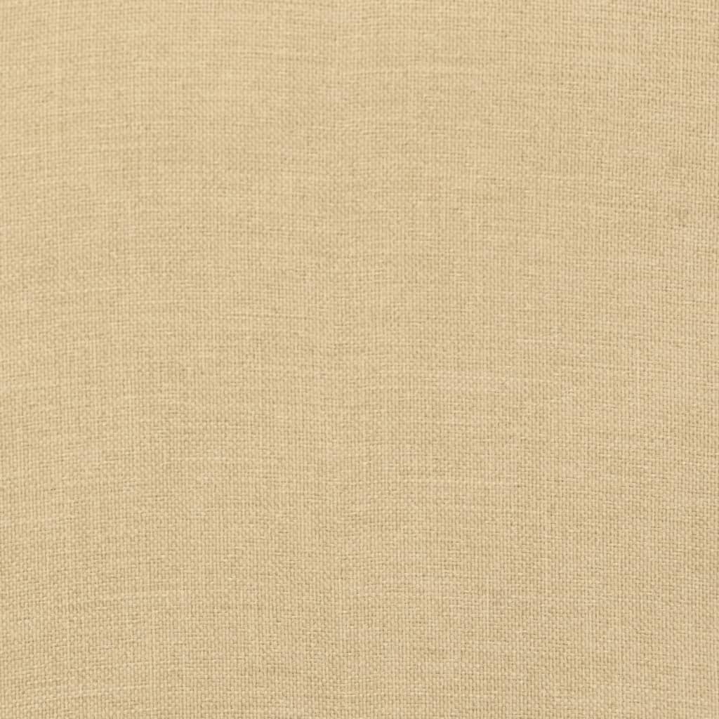 Gartenbank-Auflagen 2 Stk. Melange Beige 180x50x7 cm Stoff