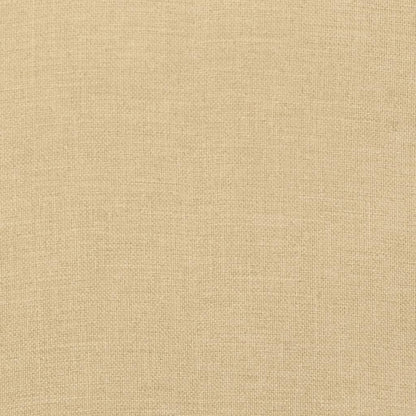 Gartenbank-Auflagen 2 Stk. Melange Beige 200x50x7 cm Stoff