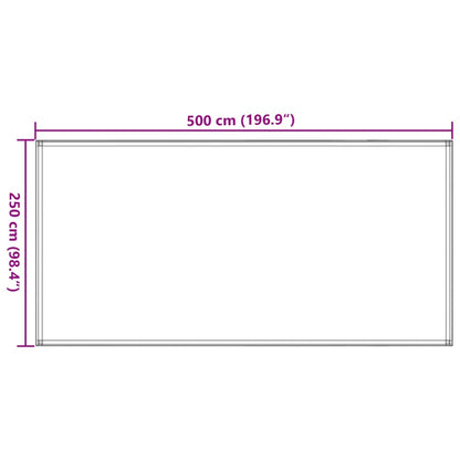 Zeltteppich Sandfarbe 250x500 cm HDPE