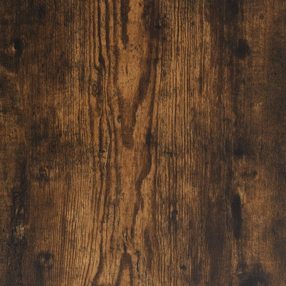 Bettgestell Räuchereiche 100x200 cm Holzwerkstoff und Metall