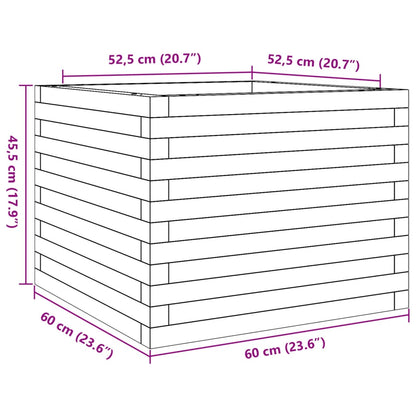 Pflanzkübel 60x60x45,5 cm Massivholz Douglasie