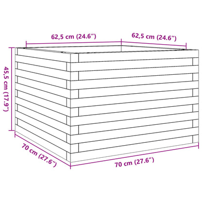 Pflanzkübel 70x70x45,5 cm Massivholz Douglasie