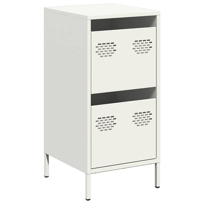 Sideboard Weiß 35x39x73,5 cm Kaltgewalzter Stahl