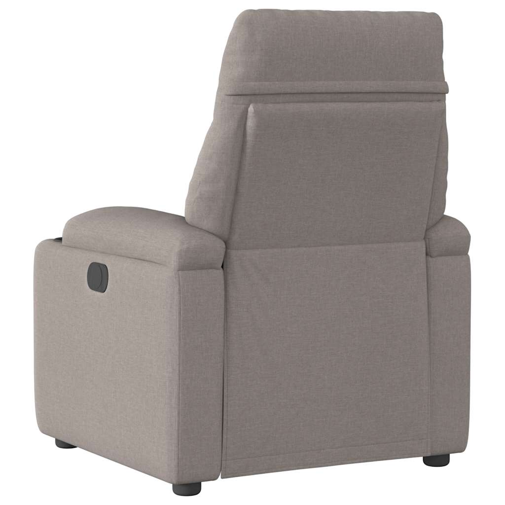 Relaxsessel Elektrisch Taupe Stoff