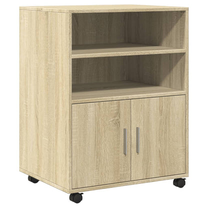 Rollschrank Sonoma-Eiche 60x48x81 cm Holzwerkstoff