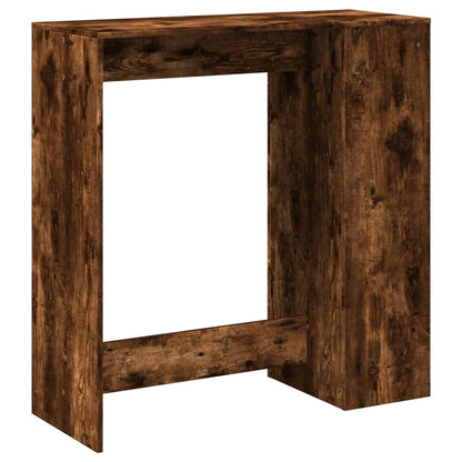 Bartisch mit Regal Räuchereiche 101x40x103,5 cm Holzwerkstoff