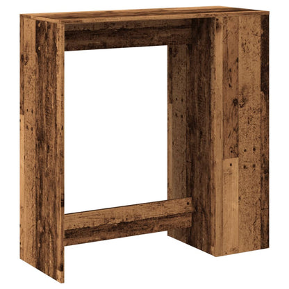 Bartisch mit Regal Altholz-Optik 101x40x103,5 cm Holzwerkstoff