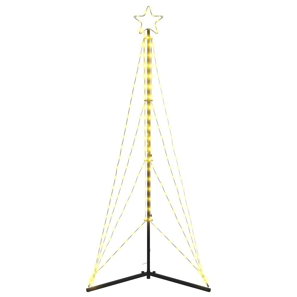 Weihnachtsbaum-Beleuchtung 363 LEDs Warmweiß 182 cm