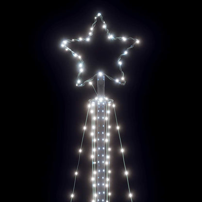 Weihnachtsbaum-Beleuchtung 483 LEDs Kaltweiß 240 cm