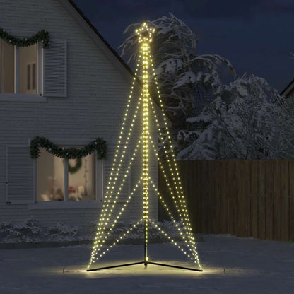 Weihnachtsbaum-Beleuchtung 615 LEDs Warmweiß 404,5 cm