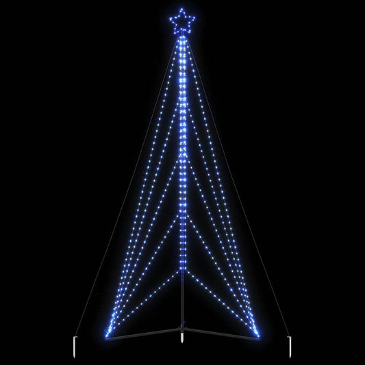 Weihnachtsbaum-Beleuchtung 615 LEDs Blau 404,5 cm