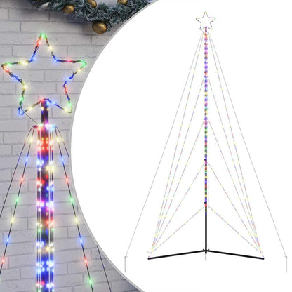 Weihnachtsbaum-Beleuchtung 615 LEDs Mehrfarbig 404,5 cm