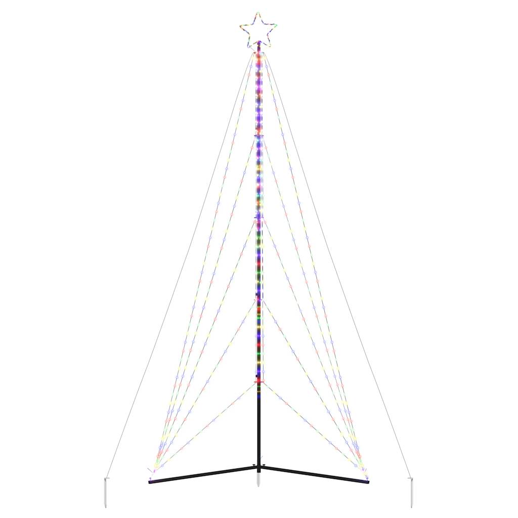 Weihnachtsbaum-Beleuchtung 615 LEDs Mehrfarbig 404,5 cm