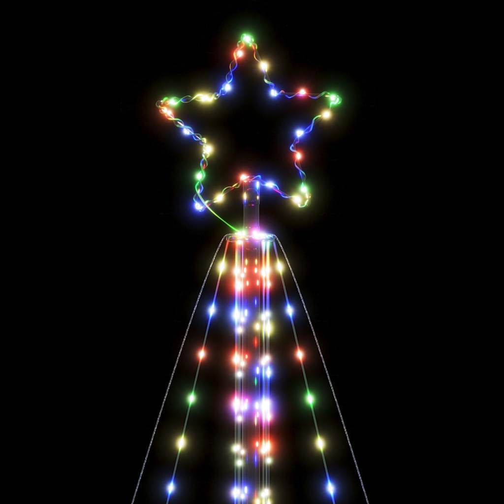 Weihnachtsbaum-Beleuchtung 615 LEDs Mehrfarbig 404,5 cm