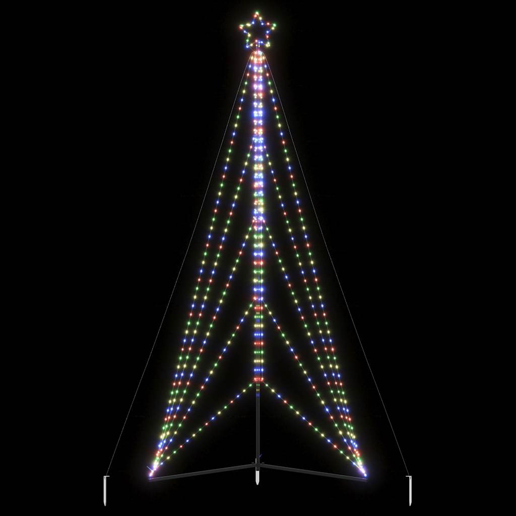 Weihnachtsbaum-Beleuchtung 615 LEDs Mehrfarbig 404,5 cm