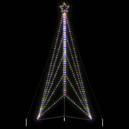 Weihnachtsbaum-Beleuchtung 615 LEDs Mehrfarbig 404,5 cm