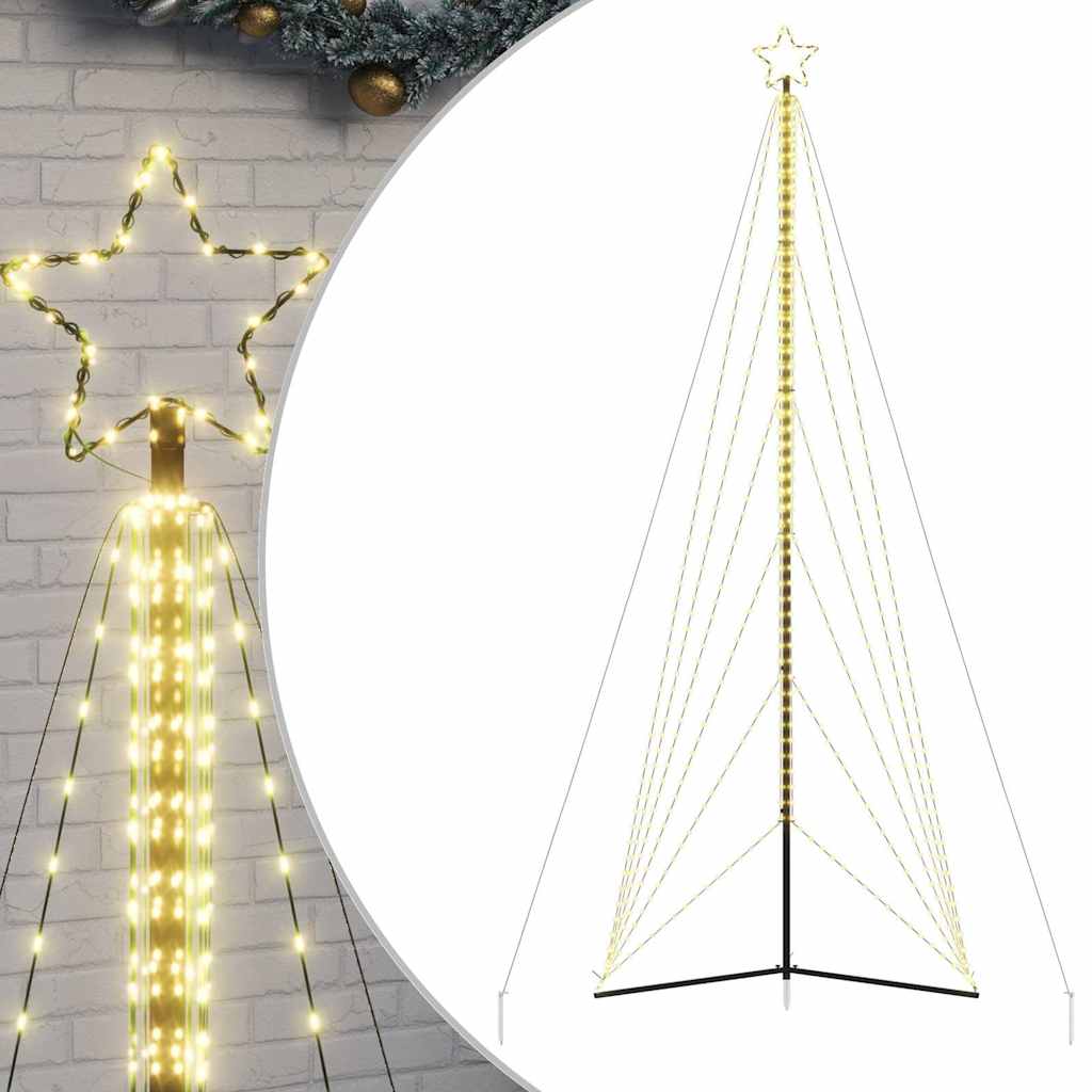 Weihnachtsbaum-Beleuchtung 861 LEDs Warmweiß 478 cm