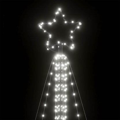 Weihnachtsbaum-Beleuchtung 861 LEDs Kaltweiß 478 cm