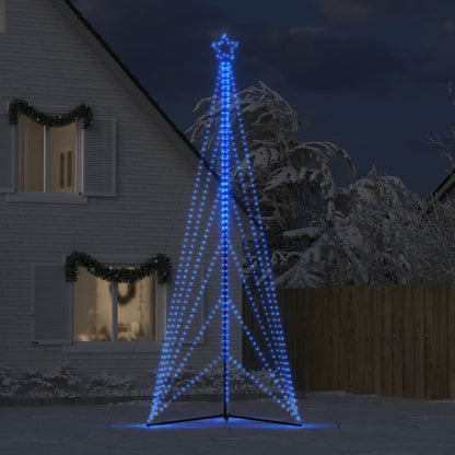 Weihnachtsbaum-Beleuchtung 861 LEDs Blau 478 cm