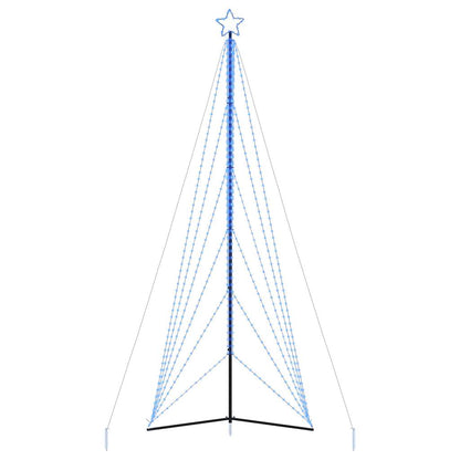 Weihnachtsbaum-Beleuchtung 861 LEDs Blau 478 cm