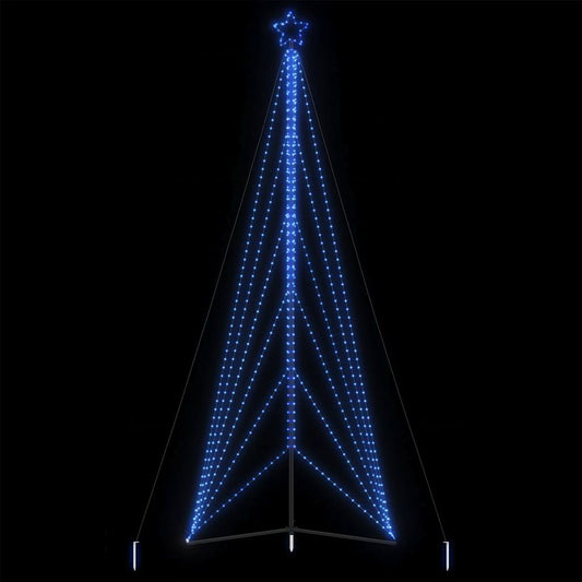 Weihnachtsbaum-Beleuchtung 861 LEDs Blau 478 cm