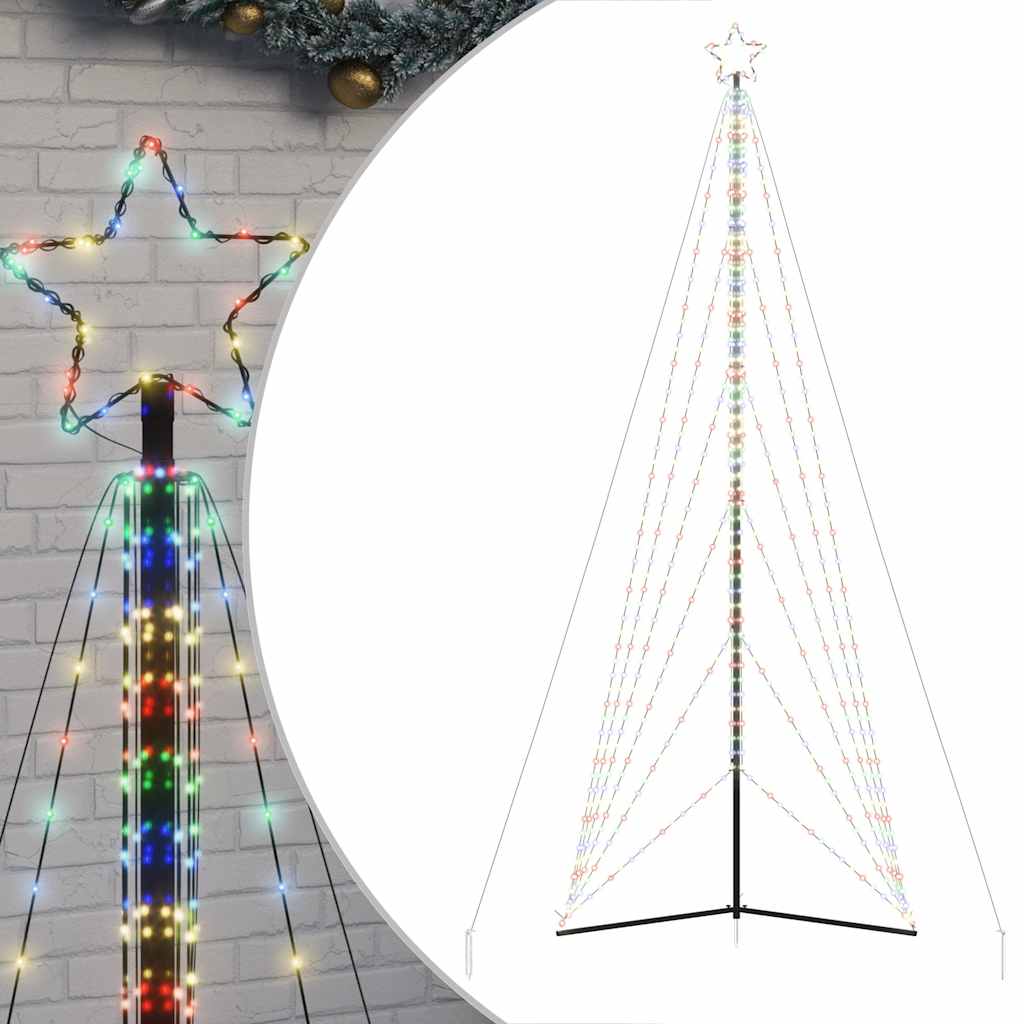 Weihnachtsbaum-Beleuchtung 861 LEDs Mehrfarbig 478 cm