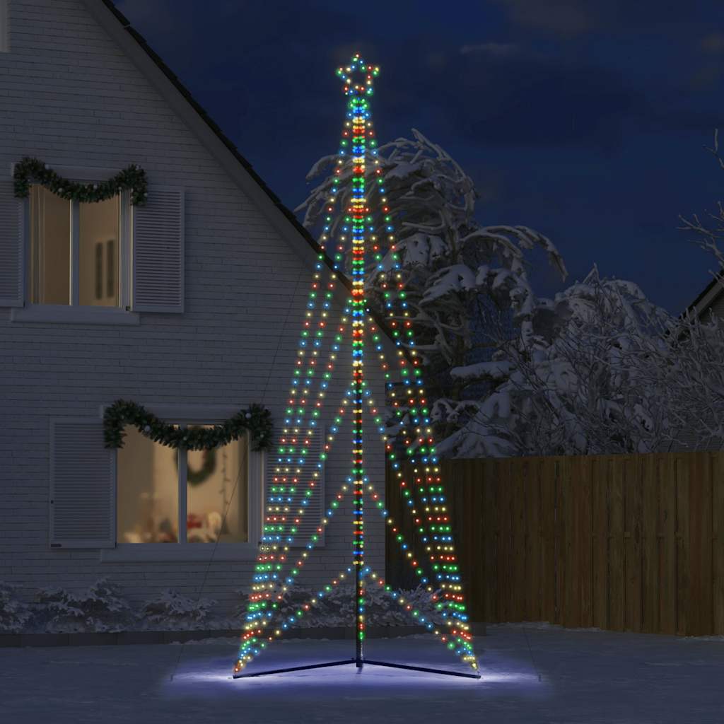 Weihnachtsbaum-Beleuchtung 861 LEDs Mehrfarbig 478 cm