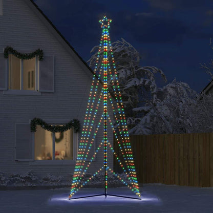 Weihnachtsbaum-Beleuchtung 861 LEDs Mehrfarbig 478 cm